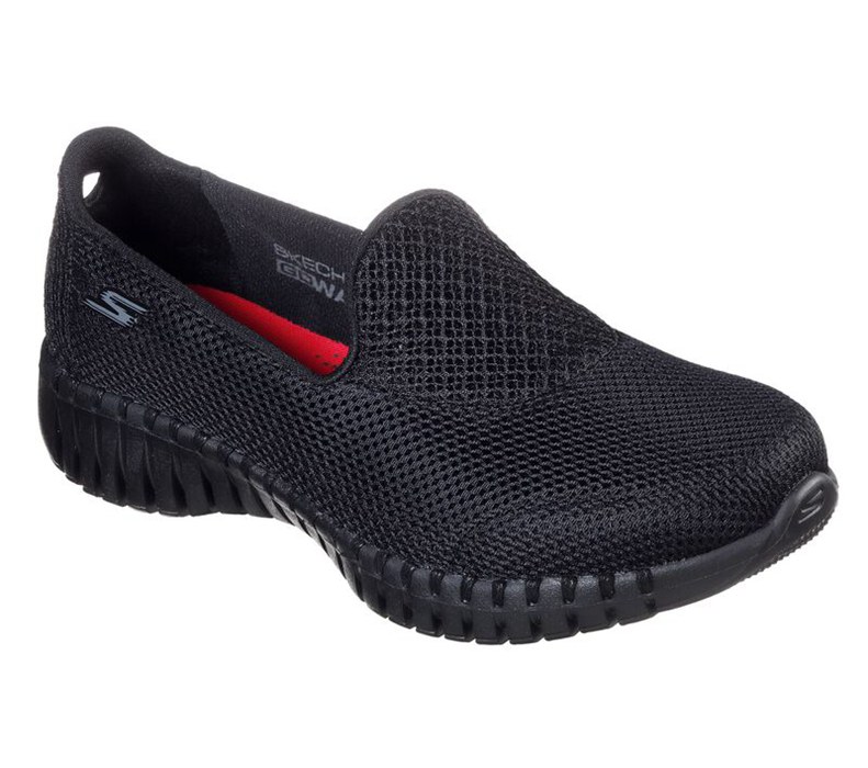 Skechers Gowalk Smart - Womens Slip On Shoes Black [AU-EL4898]